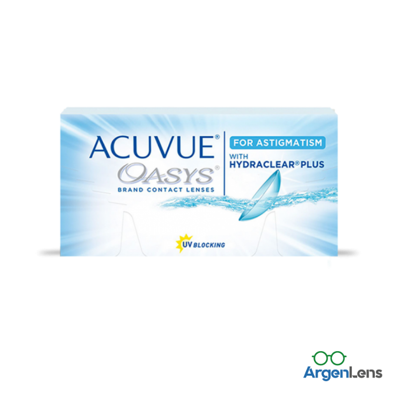 Lentes de Contacto Acuvue Oasys para Astigmatismo con HydraClear Plus - ArgenLens